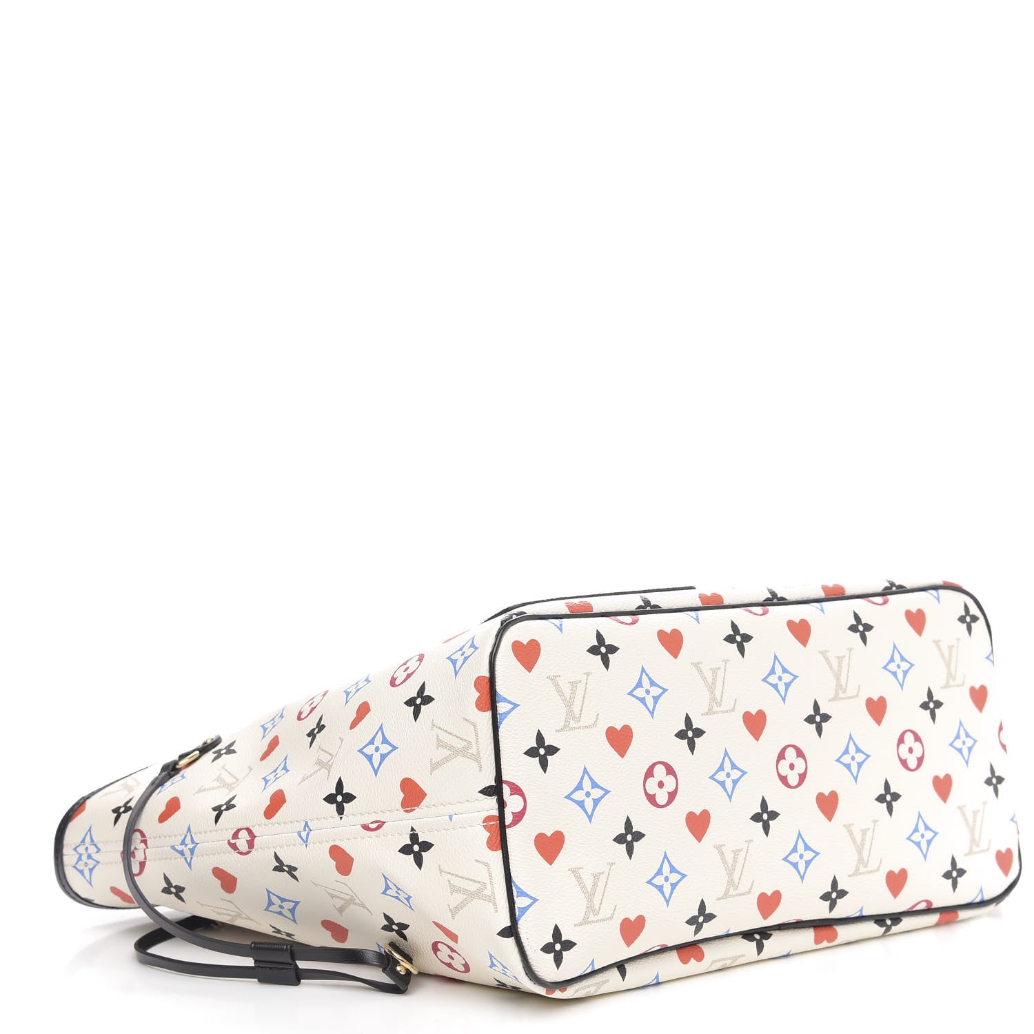 Louis Vuitton Game On Neverfull MM White 4 of 10