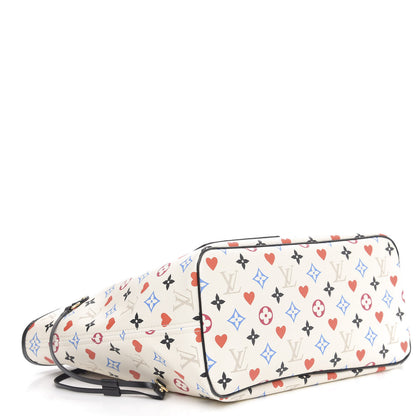 Louis Vuitton Game On Neverfull MM White 4 of 10