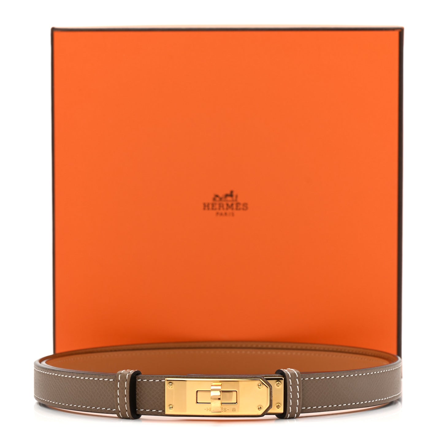 Epsom Kelly Belt Etoupe
