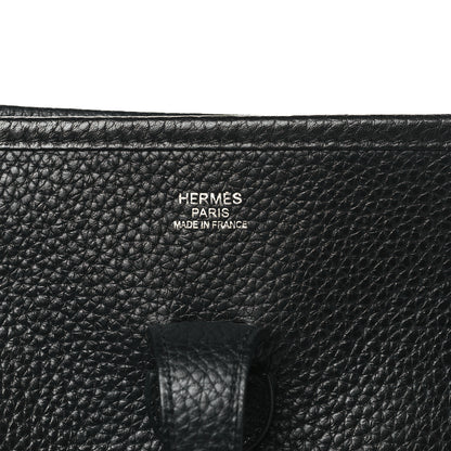 Hermes Taurillon Clemence Evelyne III PM Black 6 of 11
