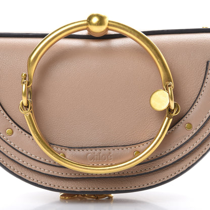 Chloe Calfskin Small Nile Bracelet Minaudiere Bag Biscotti Beige 14 of 14