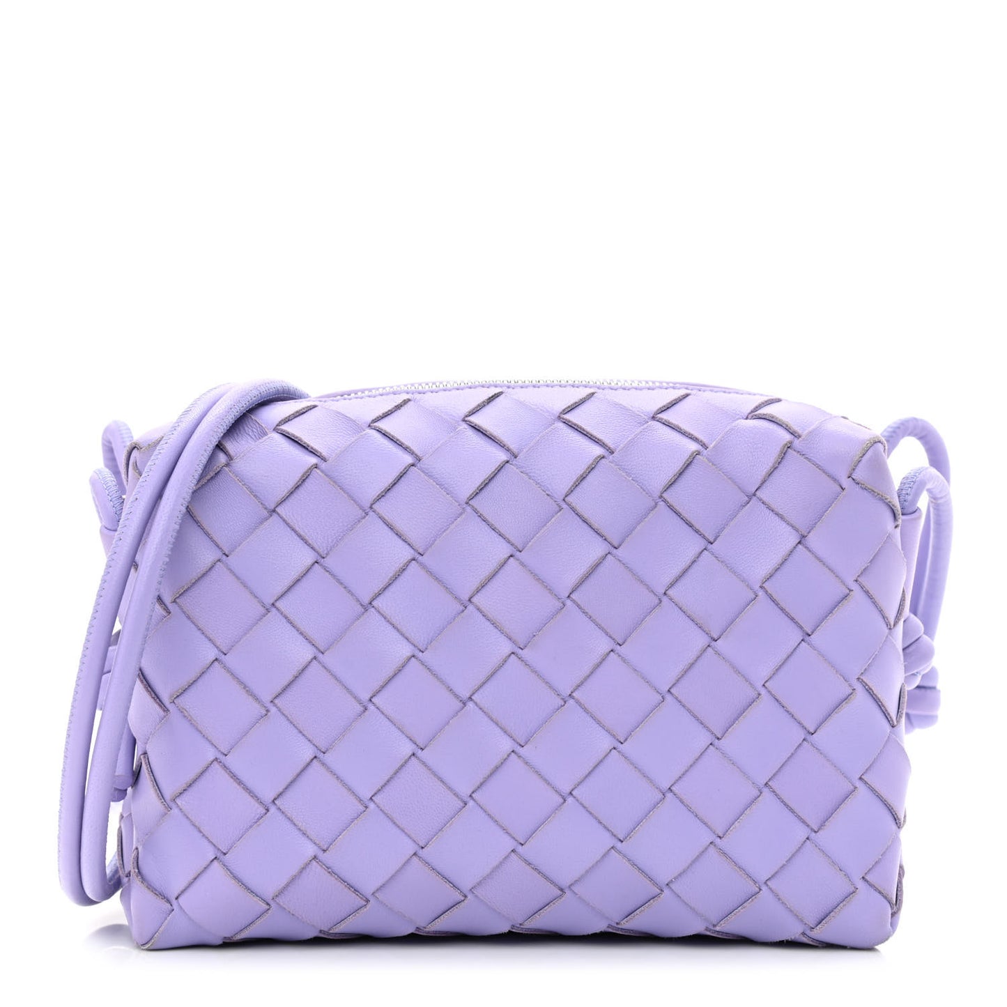 Nappa Intrecciato Mini Loop Camera Bag Wisteria