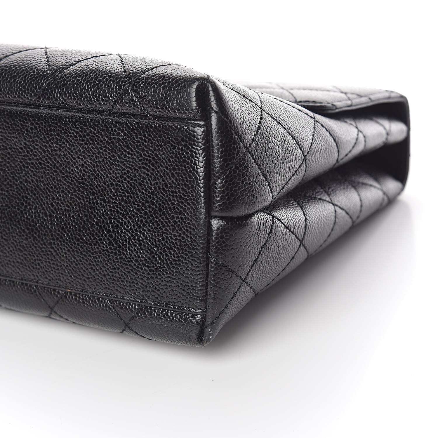 Chanel Caviar Quilted Jumbo Kelly Flap Black 11 of 18