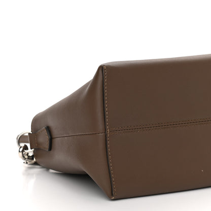Fendi Vitello Dolce Bi-Color FF 1974 Embossed Medium By The Way Boston Bag Maya Black 9 of 10