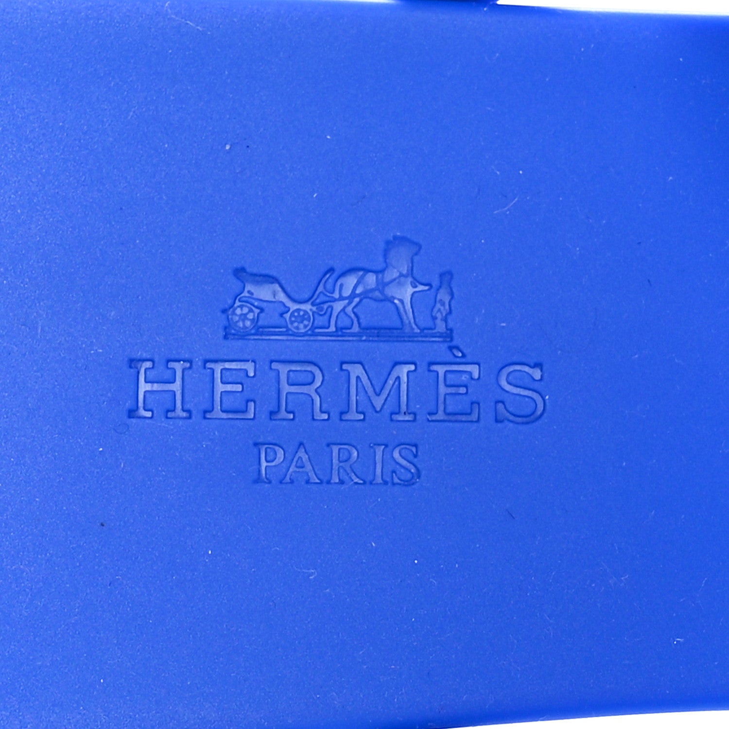 Hermes Rubber Womens Egerie Sandals 38 Bleu Outremer 6 of 7