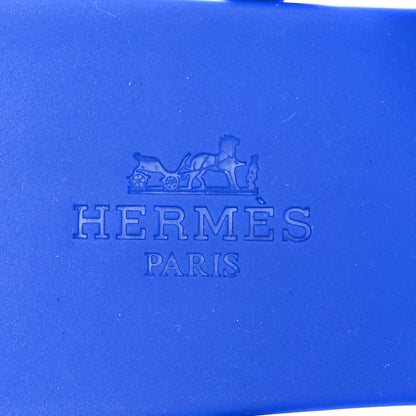 Hermes Rubber Womens Egerie Sandals 38 Bleu Outremer 6 of 7