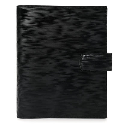 Louis Vuitton Epi Large Ring Agenda Black 1 of 8