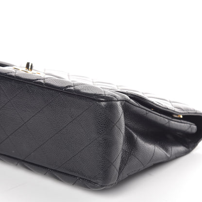 Chanel Caviar Quilted Jumbo Single Flap Black 9 of 14