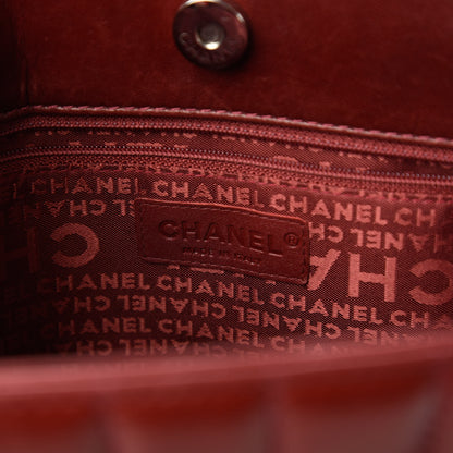 Chanel Lambskin Quilted Chocolate Bar Mademoiselle Shoulder Bag Red 8 of 10