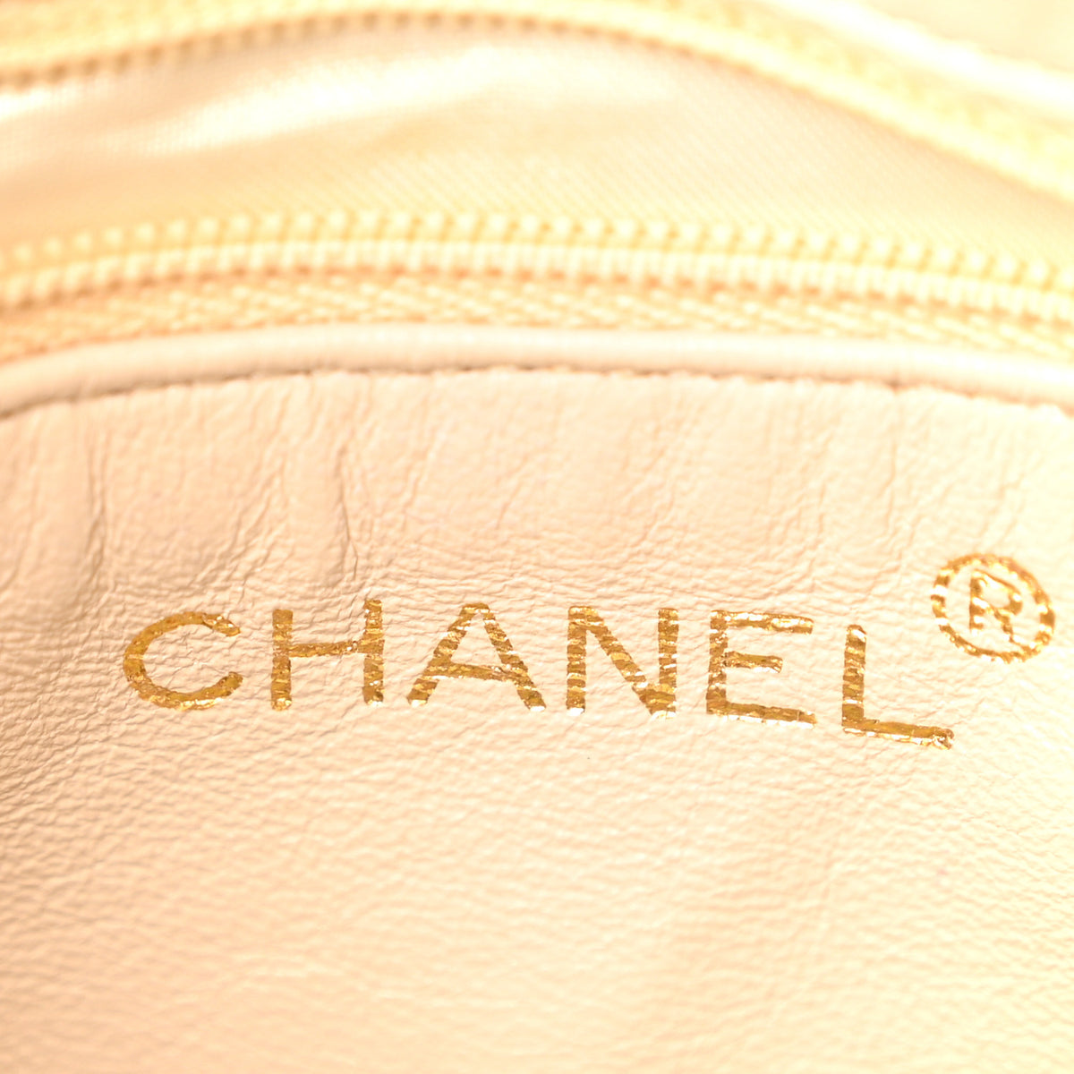 Chanel Metallic Lambskin Quilted Camera Case Gold 7 of 12