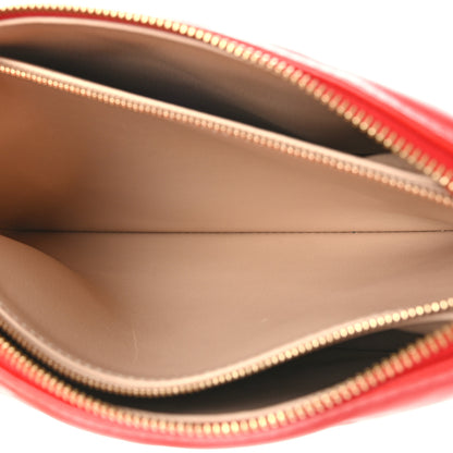 Louis Vuitton Lambskin Embossed Monogram Coussin PM Coquelicot Red 6 of 11