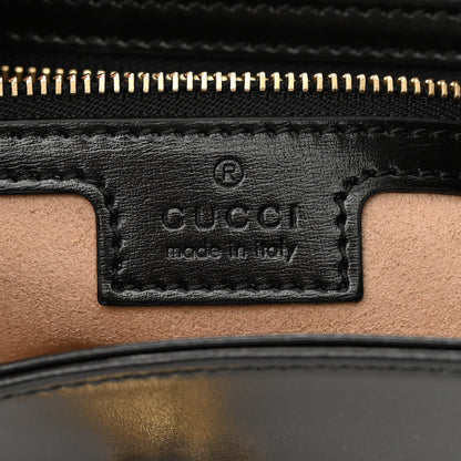 Gucci Boarded Dyana Lux Calfskin Small Jackie 1961 Hobo Black 6 of 12