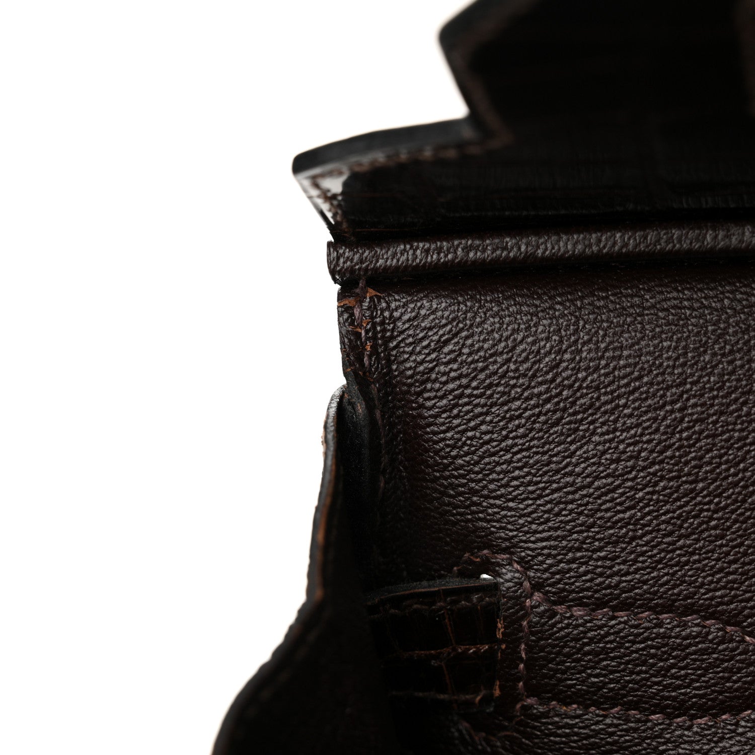 Hermes Shiny Niloticus Crocodile Birkin 30 Havane 15 of 16