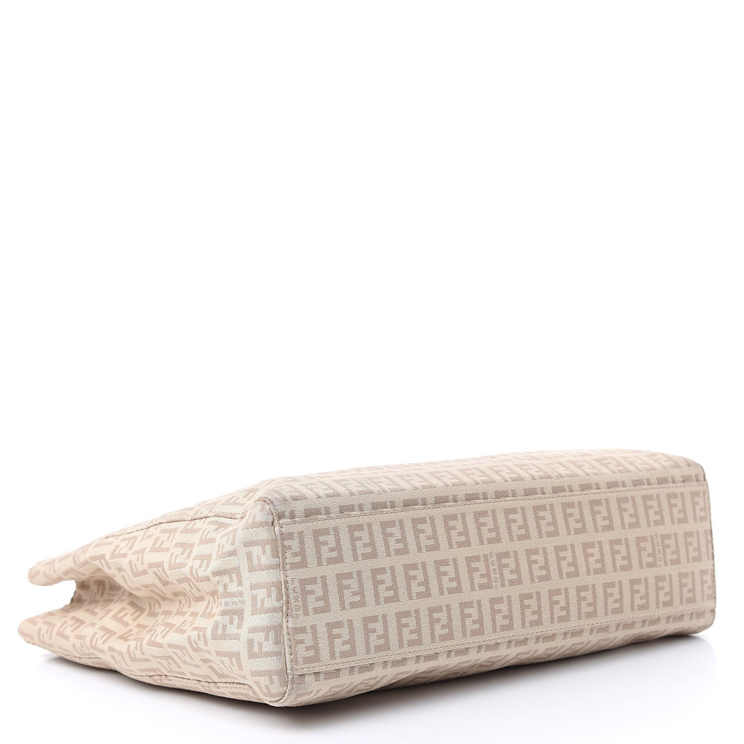 Fendi Zucchino Vitello Tote Beige Tortora 4 of 10