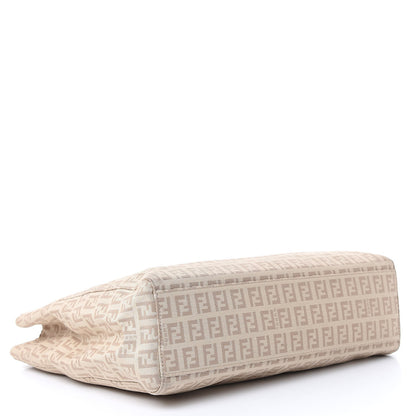 Fendi Zucchino Vitello Tote Beige Tortora 4 of 10