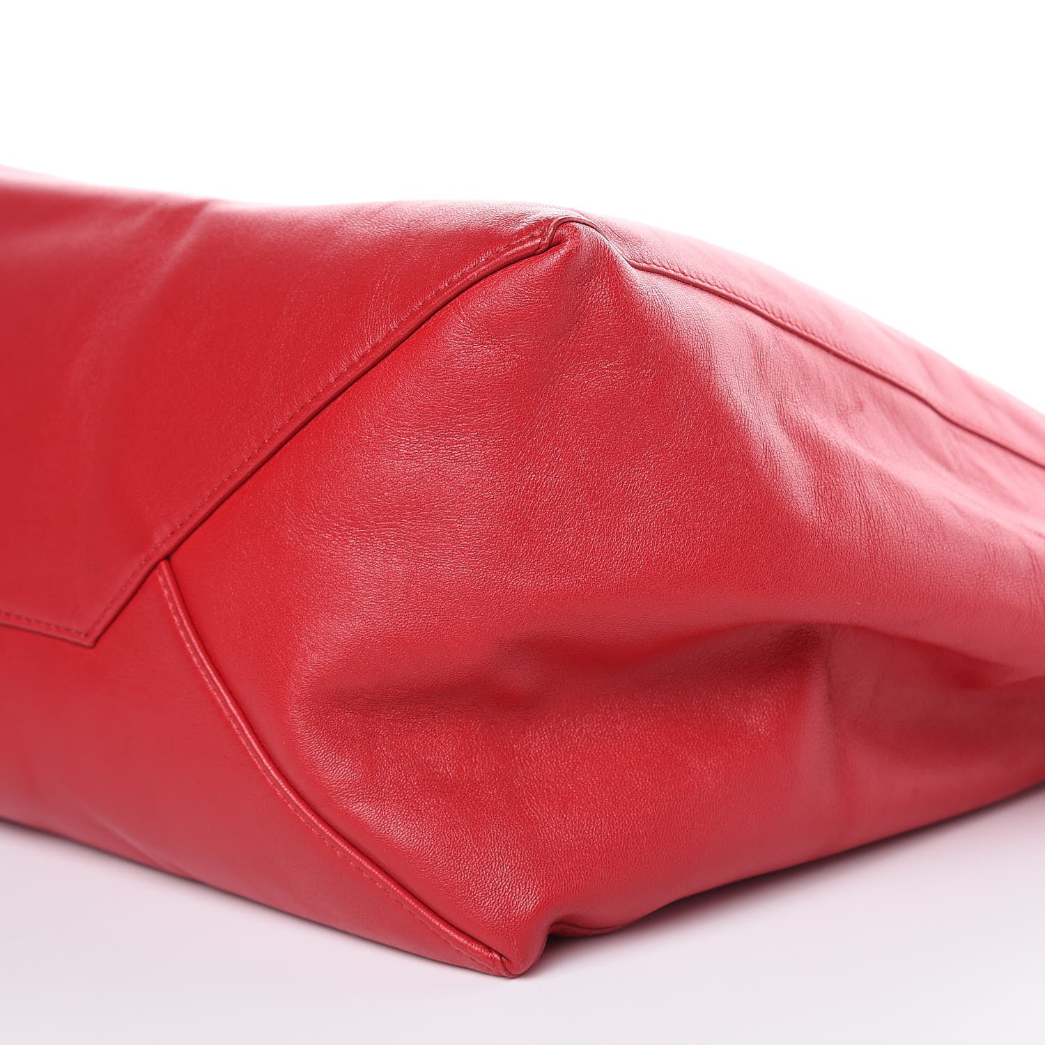 Celine Lambskin Horizontal Cabas Magenta 8 of 12