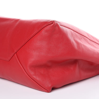 Celine Lambskin Horizontal Cabas Magenta 8 of 12