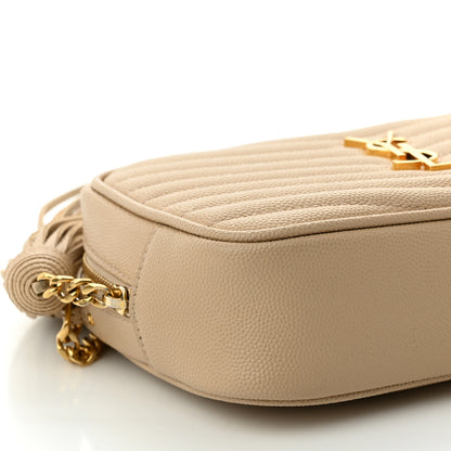 Saint Laurent Grain De Poudre Matelasse Monogram Mini Lou Camera Bag New Powder 10 of 11