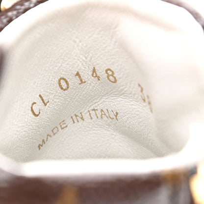 Louis Vuitton Patent Monogram Stellar Sneaker Boots 38 Gold 9 of 9