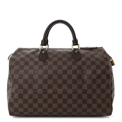 Louis Vuitton Damier Ebene Speedy 35 1 of 10