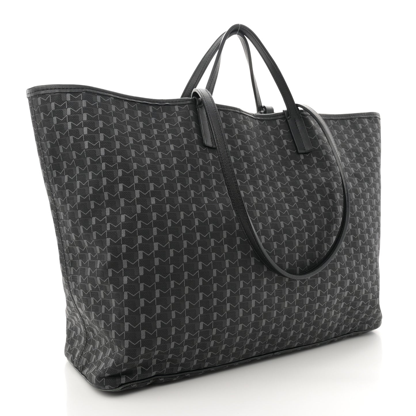 Calfskin Canvas 1920 M Monogram GM Tote Black Multicolor