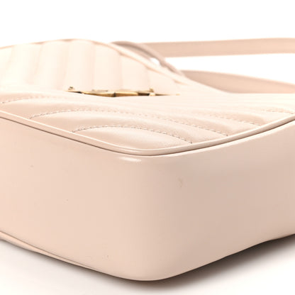 Saint Laurent Calfskin Matelasse Monogram Lou Camera Bag Washed Light Pink 10 of 13