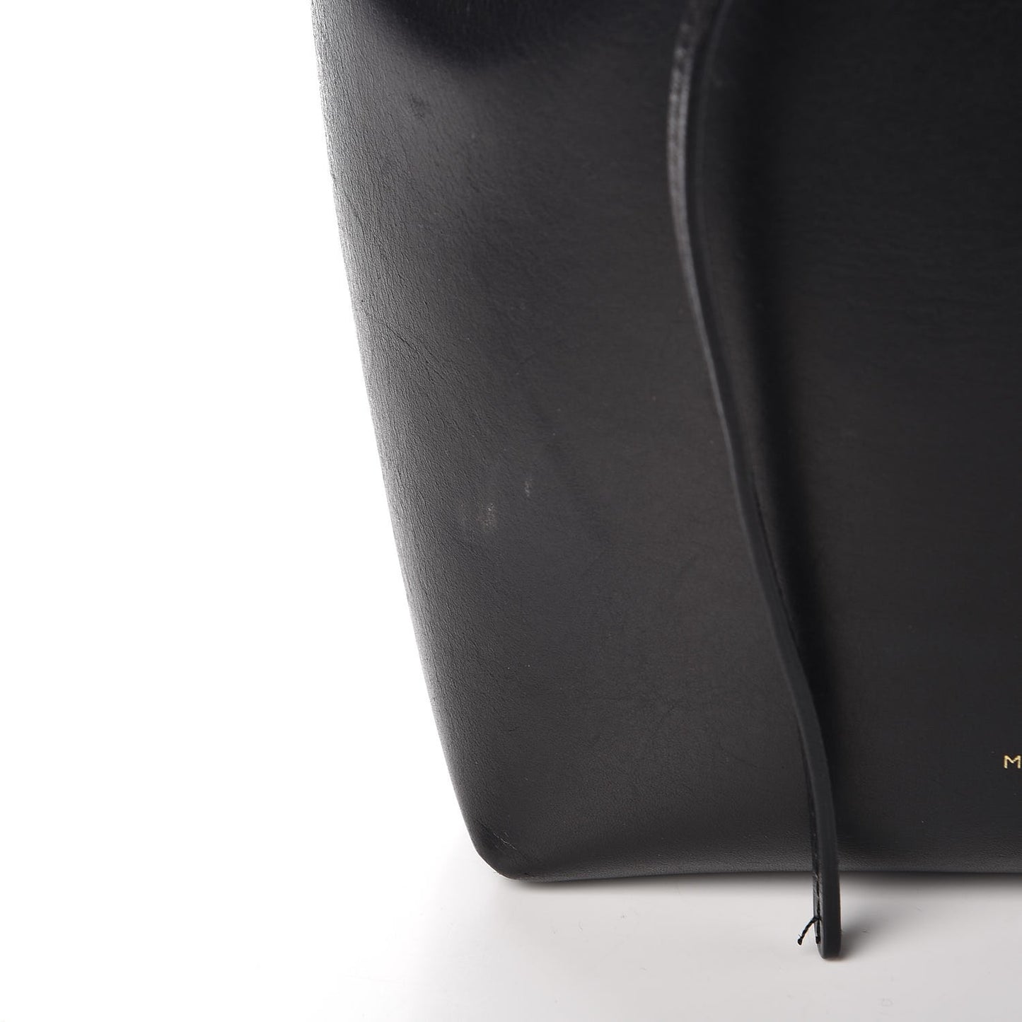 Calfskin Mini Bucket Bag Black Royal