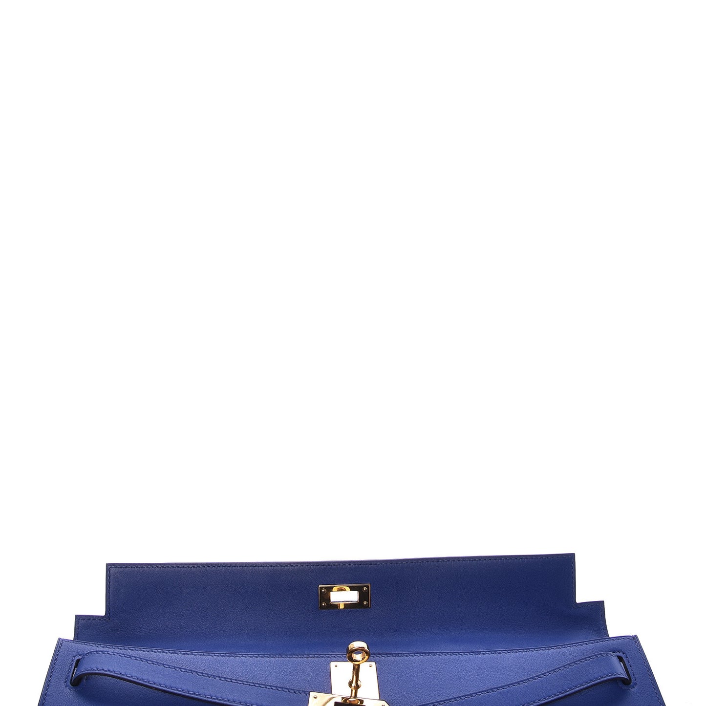 Swift Kelly Cut Clutch Pochette Bleu Electrique