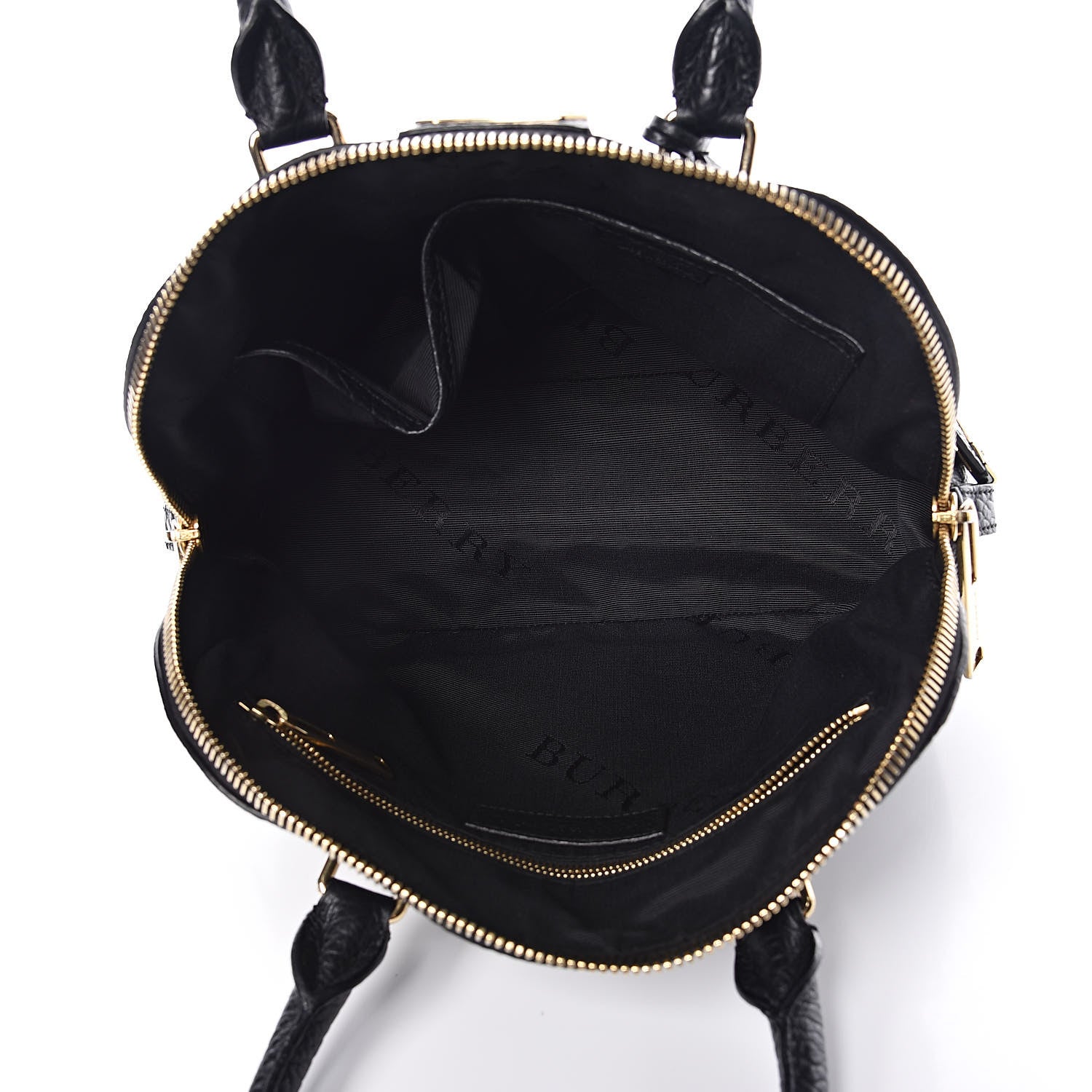 Burberry Heritage Grain Small Orchard Bowling Bag Black 5 of 11