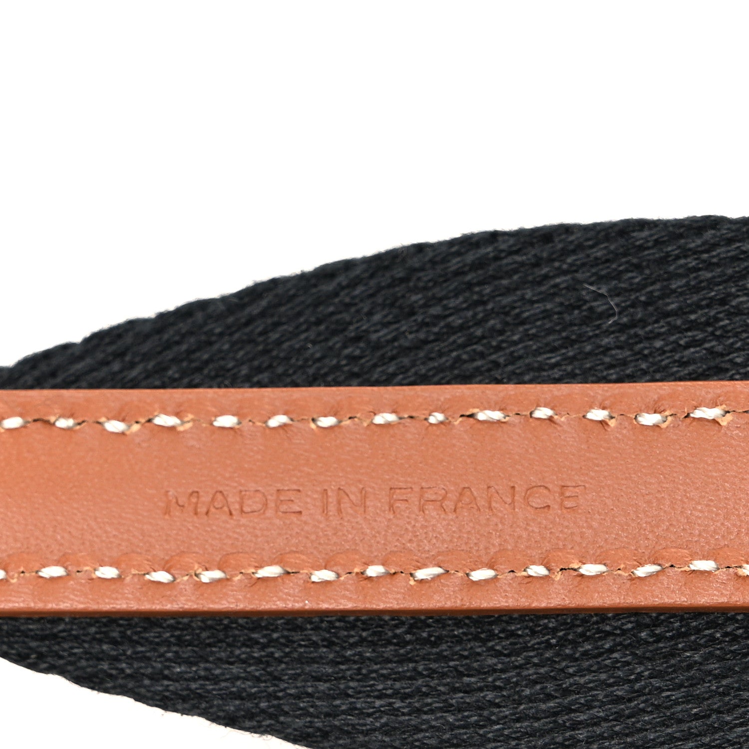 Goyard Canvas Calfskin Adjustable Shoulder Strap Black Gold 5 of 6