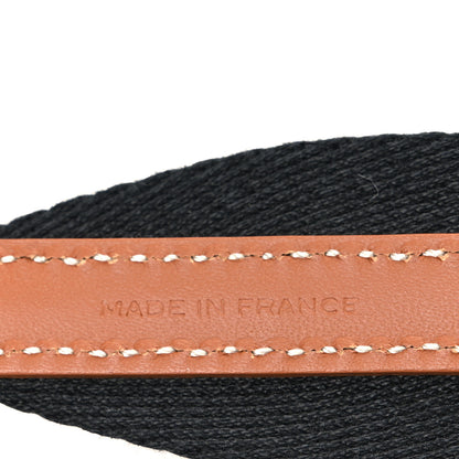Goyard Canvas Calfskin Adjustable Shoulder Strap Black Gold 5 of 6