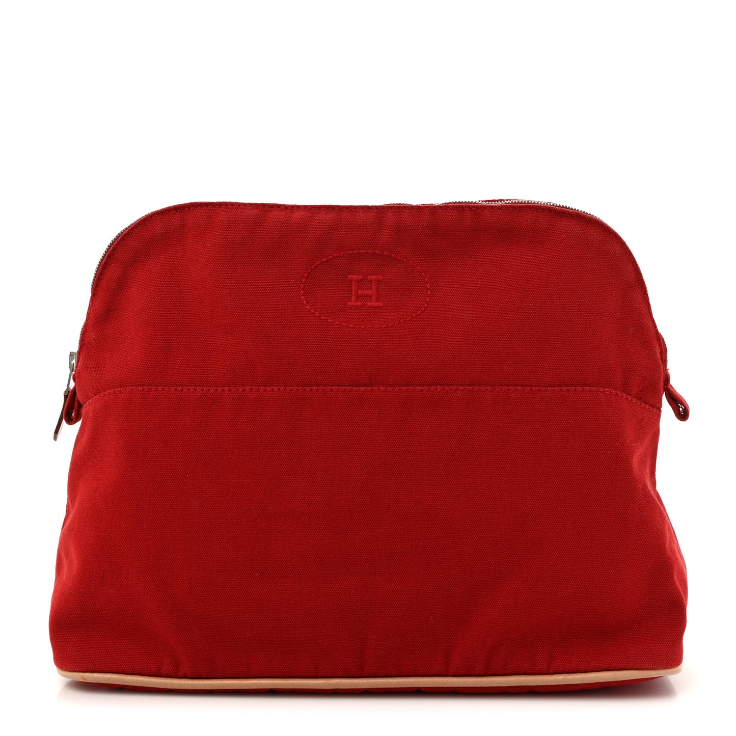 Cotton Bolide Travel Cosmetic Pouch Rouge