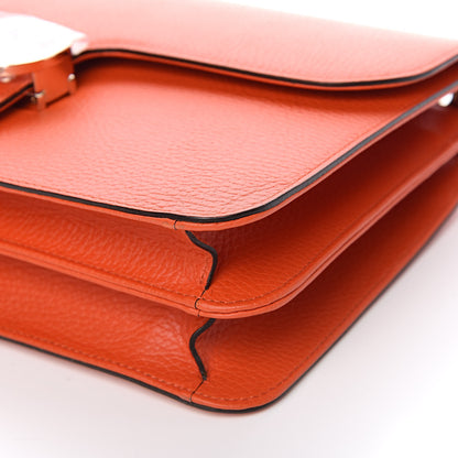 Gucci Dollar Calfskin Interlocking G Shoulder Bag Sun Orange 9 of 10