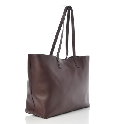 Saint Laurent Calfskin Large Shopping Tote Bordeaux 4 of 9
