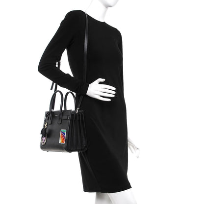 Saint Laurent Calfskin Patchwork Baby Sac De Jour Black Multi 2 of 10