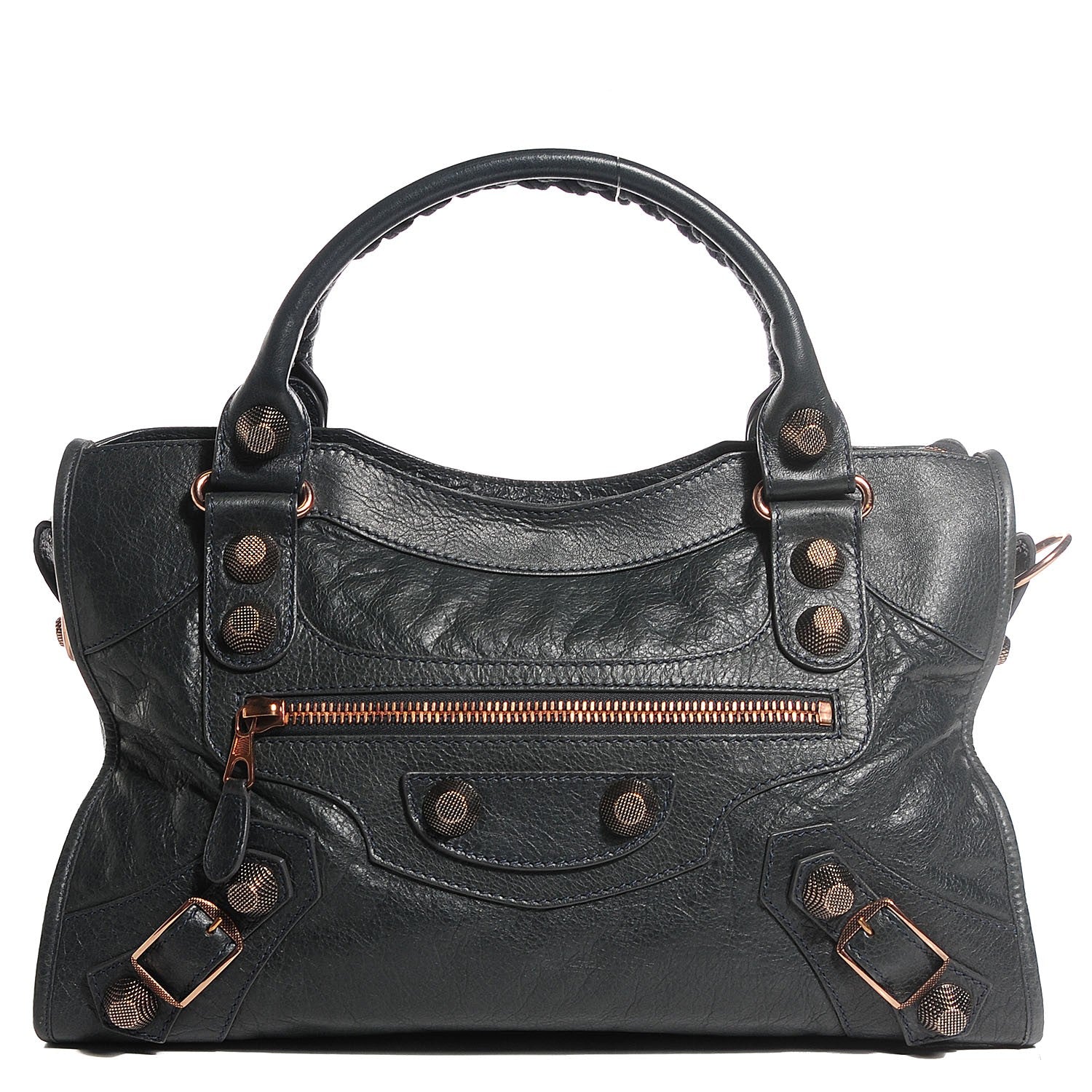 Balenciaga Agneau Giant 21 Rose Gold Hardware City Anthracite 1 of 12
