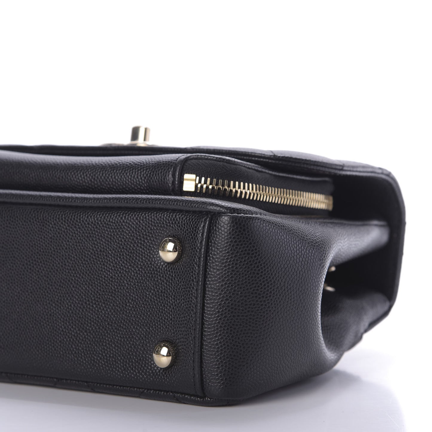 Caviar Quilted Small Business Affinity Flap Black