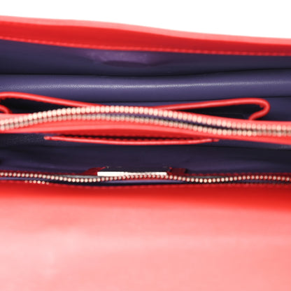 Bulgari Galuchat Calfskin Serpenti Forever Crossbody Bag Orange 6 of 10