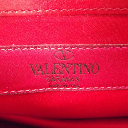 Valentino Garavani Vitello Rockstud Flip Lock Wristlet Pouch Scarlet Red 13 of 13