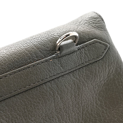 Balenciaga Chevre Silver Metallic Edge Hardware Envelope Clutch Gris Acier 16 of 16