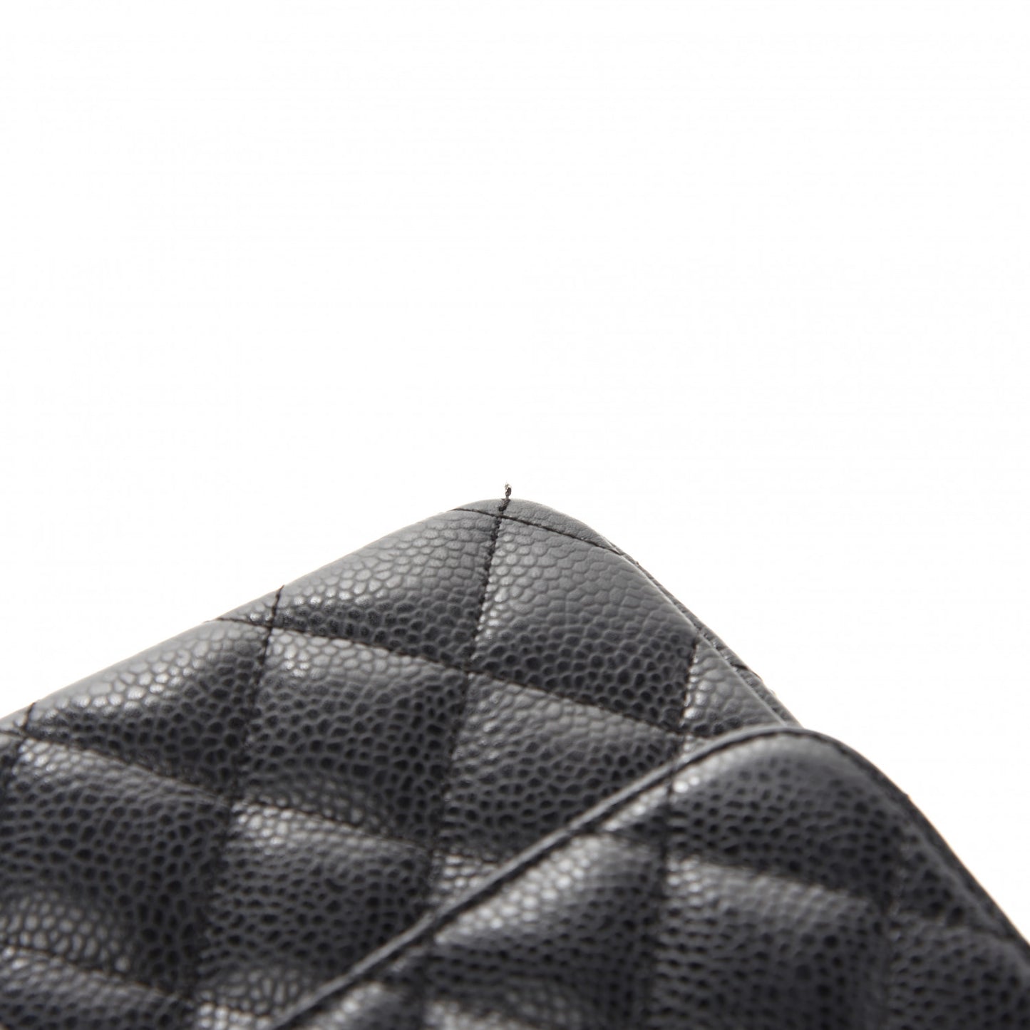 Caviar Quilted East West Flap Black
