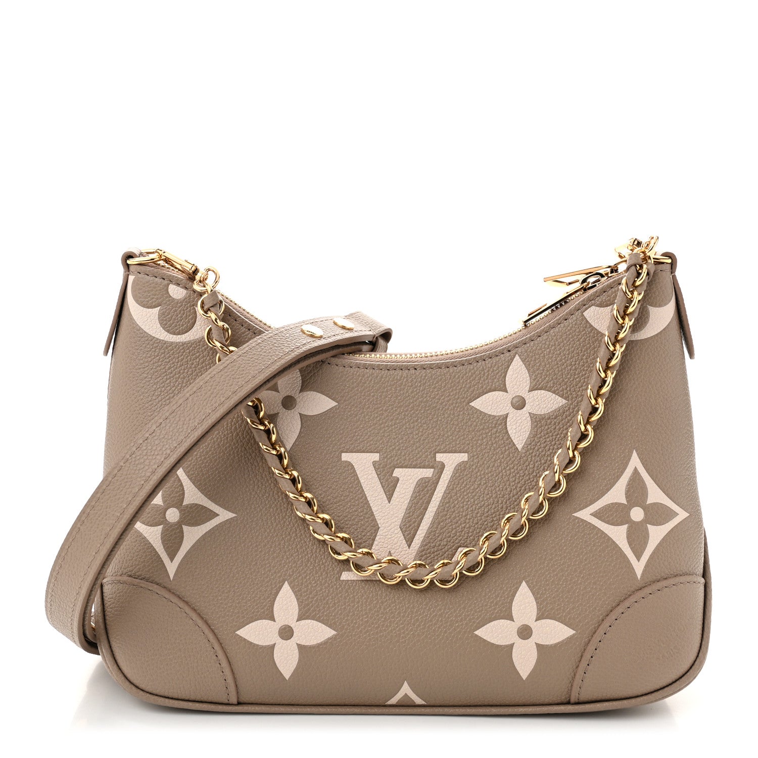 Louis Vuitton Empreinte Monogram Giant Bagatelle NM Tourterelle Creme 1 of 10