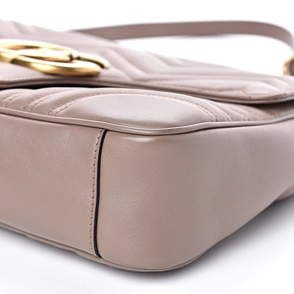 Gucci Calfskin Matelasse Medium GG Marmont Shoulder Bag Porcelain Rose 9 of 11