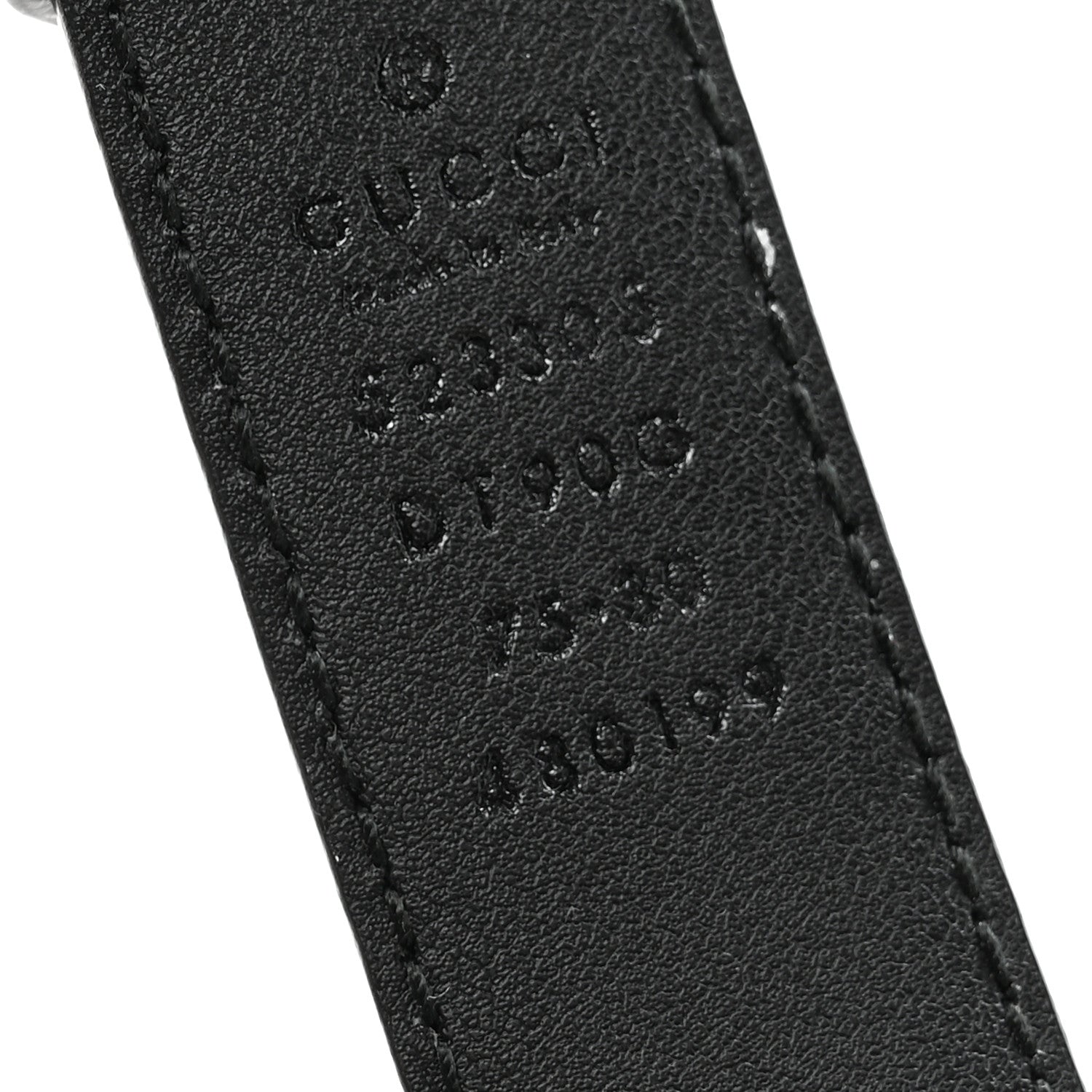 Gucci Calfskin Icaro G Cube 25mm Belt 75 30 Black 9 of 12