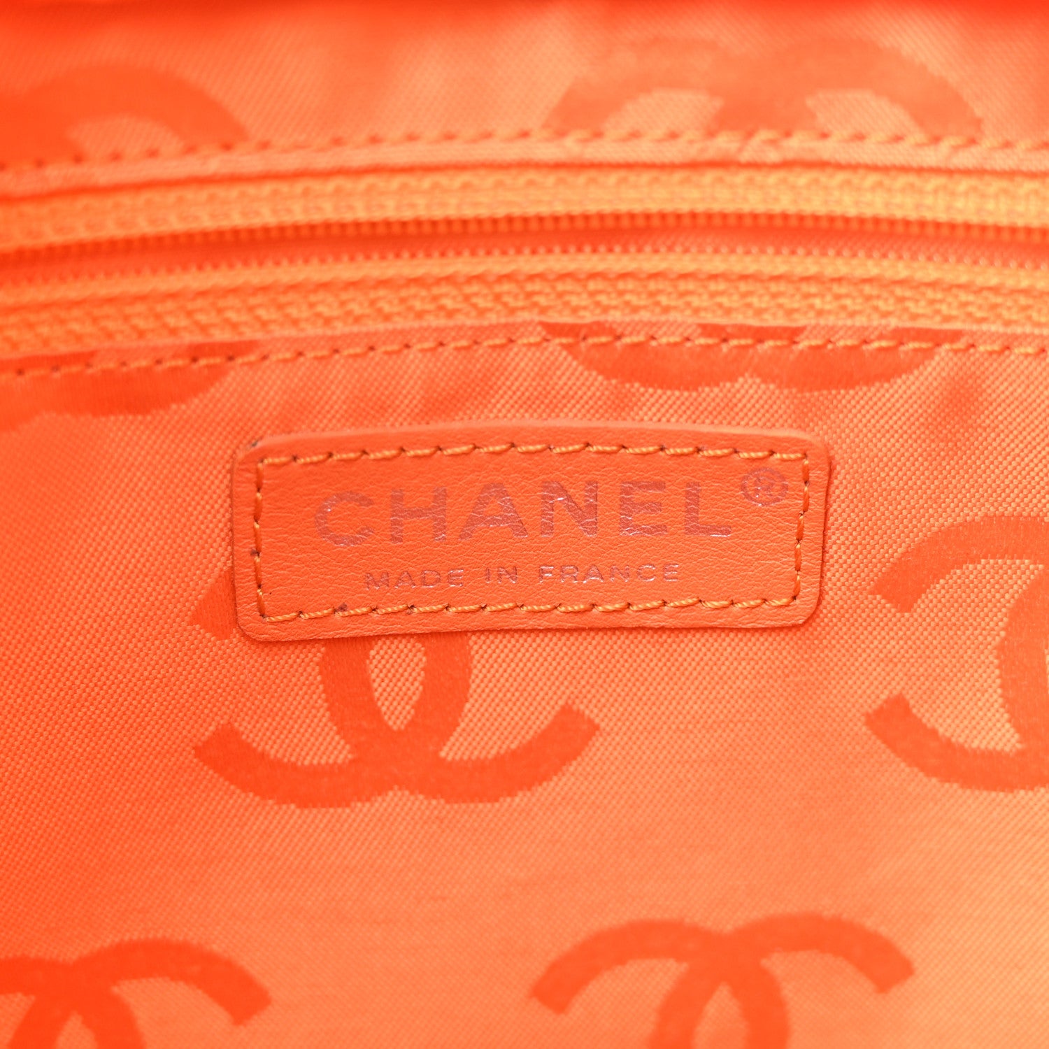 Chanel Calfskin Snakeskin Quilted Small Cambon Tote Khaki 11 of 23
