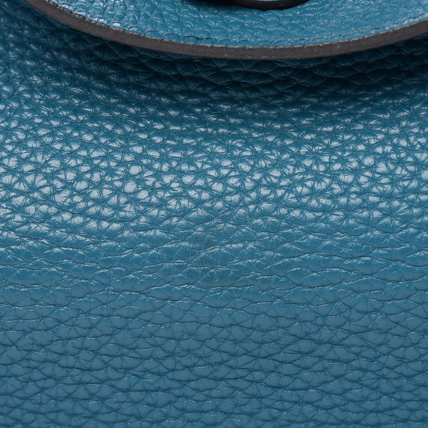 Hermes Taurillon Clemence Lindy 30 Bleu Izmir 10 of 12