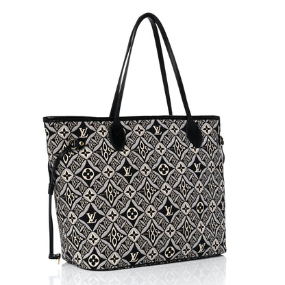 Louis Vuitton Jacquard Since 1854 Neverfull MM Grey 3 of 12