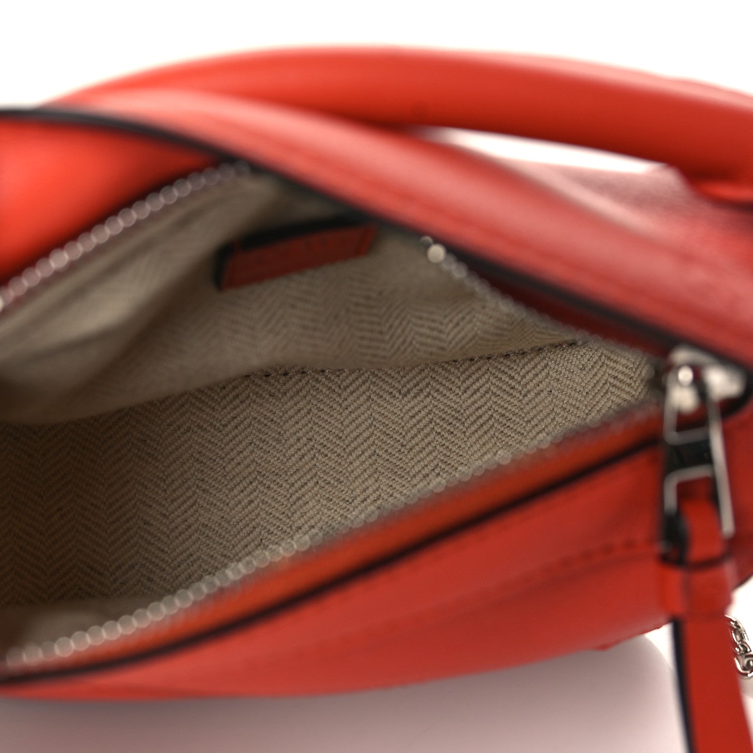 Loewe Calfskin Nano Puzzle Bag Orange 5 of 8