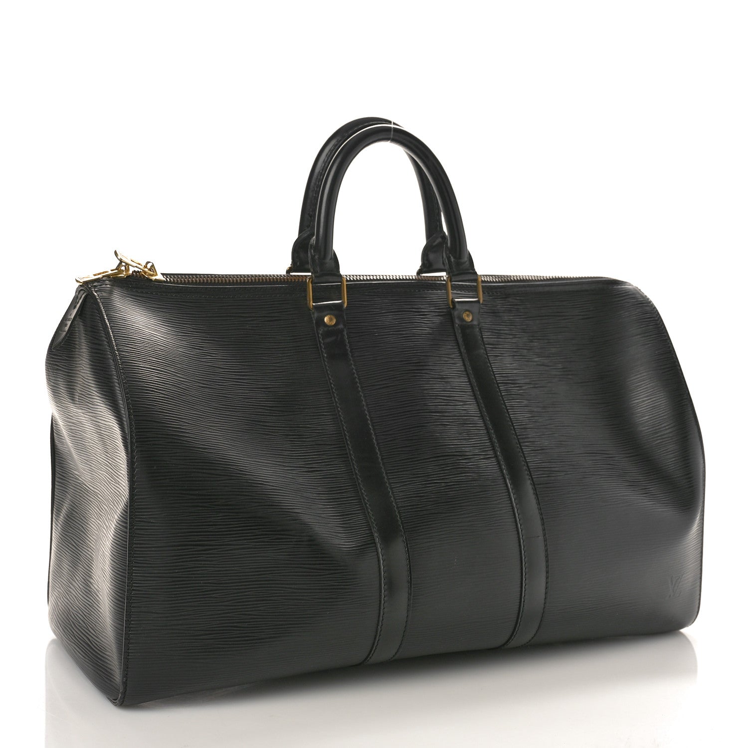 Louis Vuitton Epi Keepall 45 Black 2 of 10