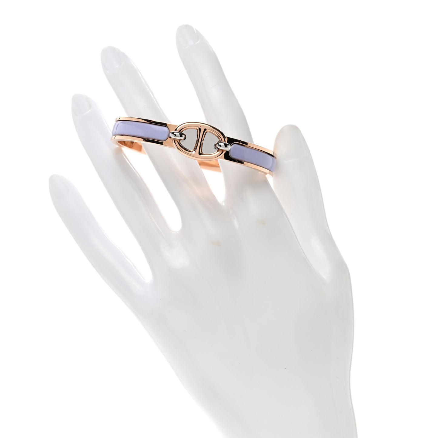 Enamel Mini Clic Chaine d'Ancre Bracelet PM Parme
